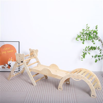 Set de alpinism din lemn din lemn